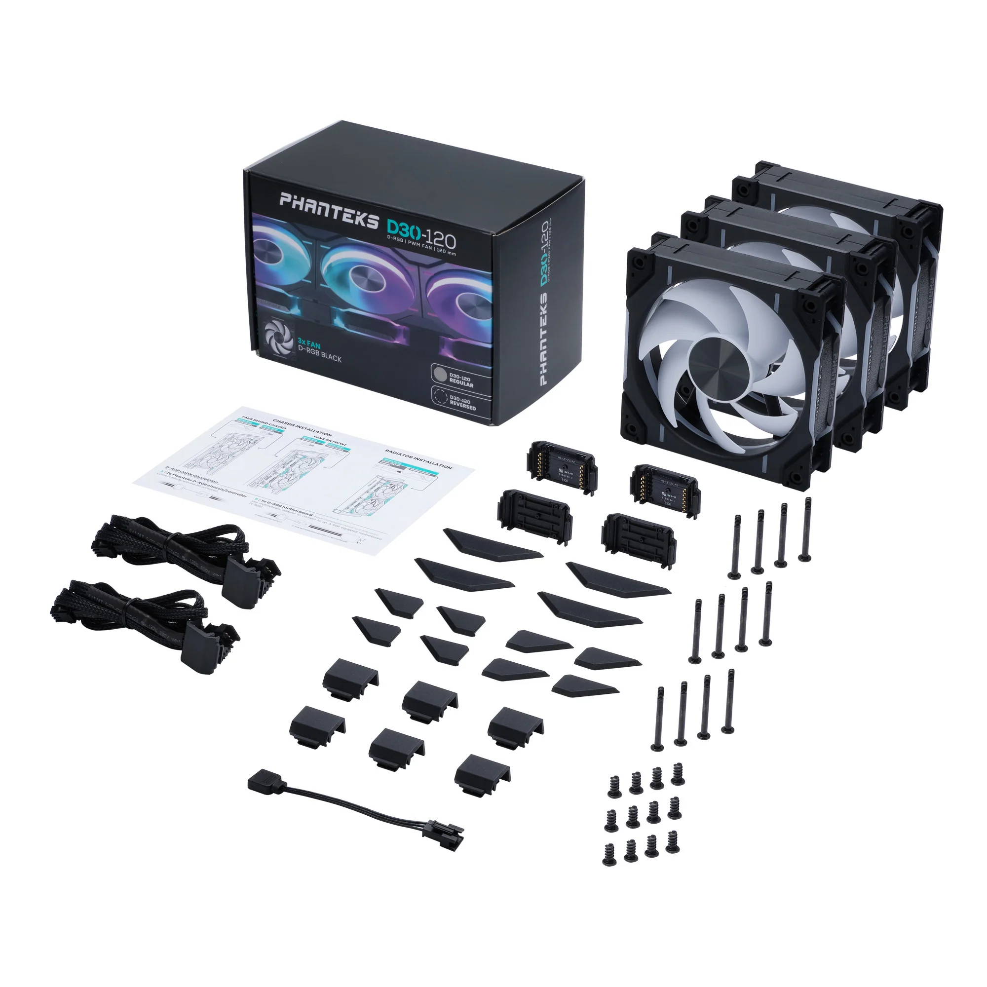 Phanteks D30-120 D-RGB Fan - Image 11