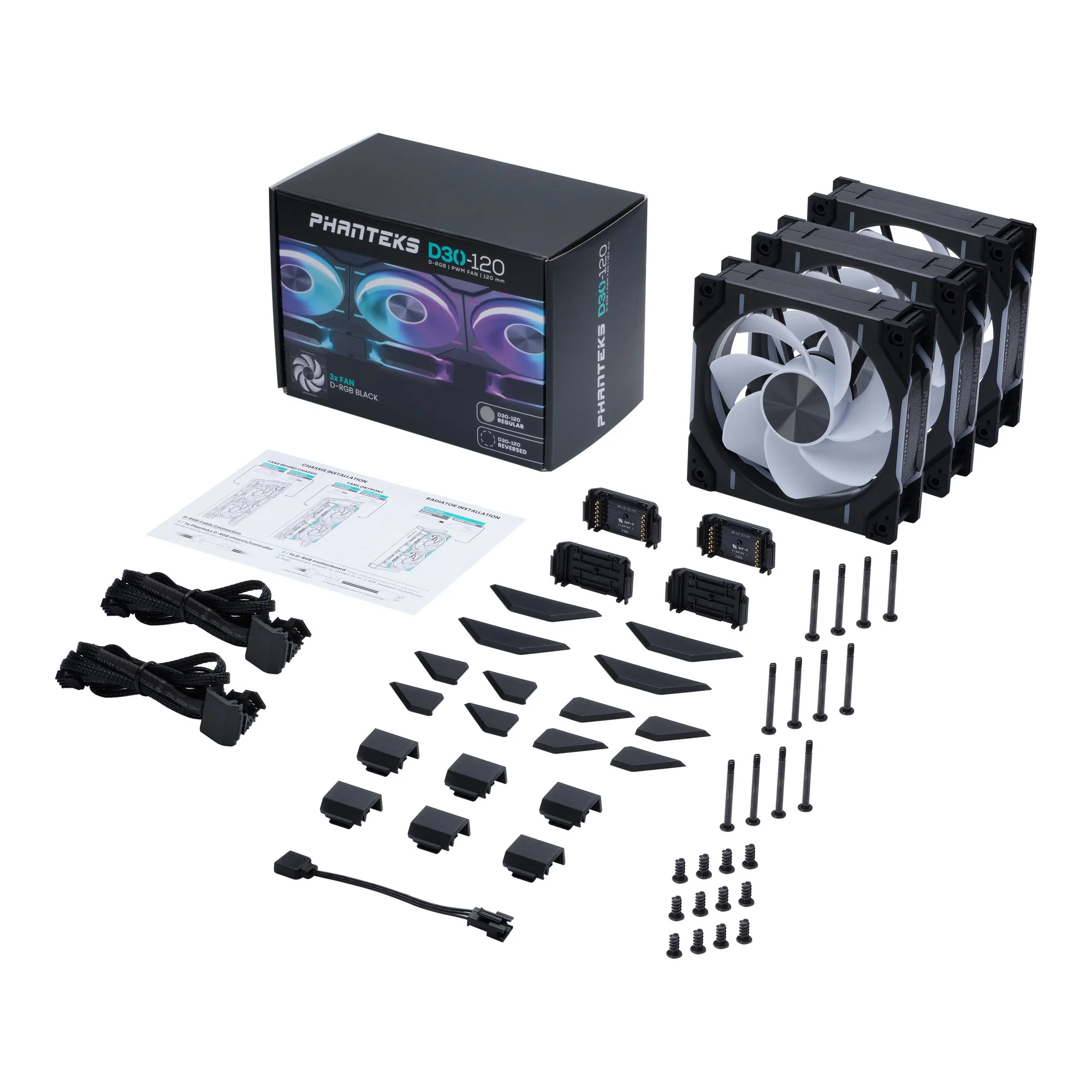 Phanteks D30-120 D-RGB Fan - Image 12